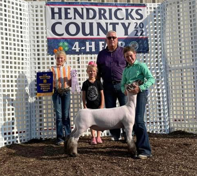 3rd Overall Market Lamb Hendricks County, IN