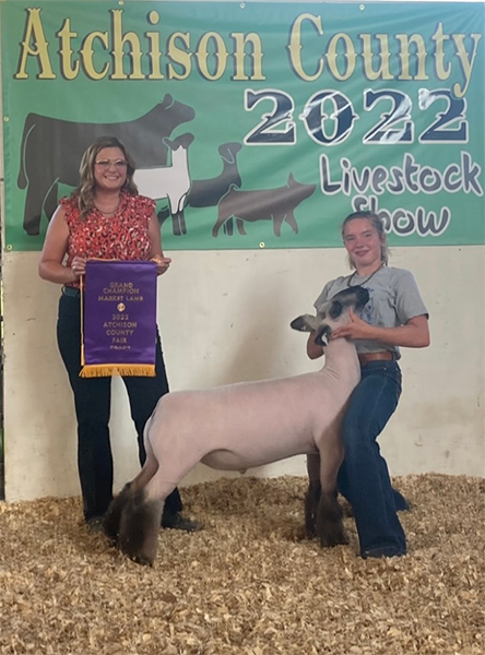 Grand Champion Lamb Atchison County Open Show, MO