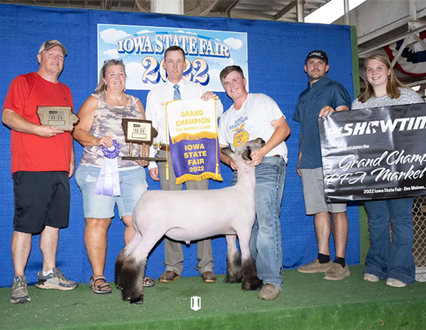 Grand Champion Market Lamb Iowa State Fair FFA 