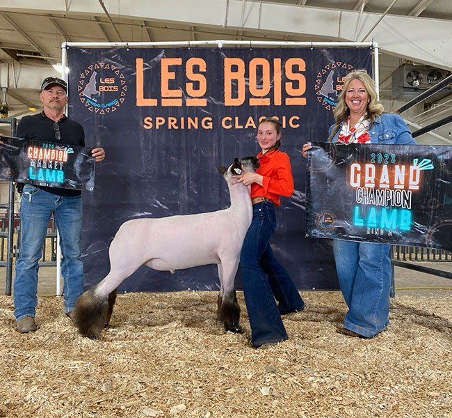 Champion Mkt Lamb<br />
Les Bois Spring Classic - Idaho