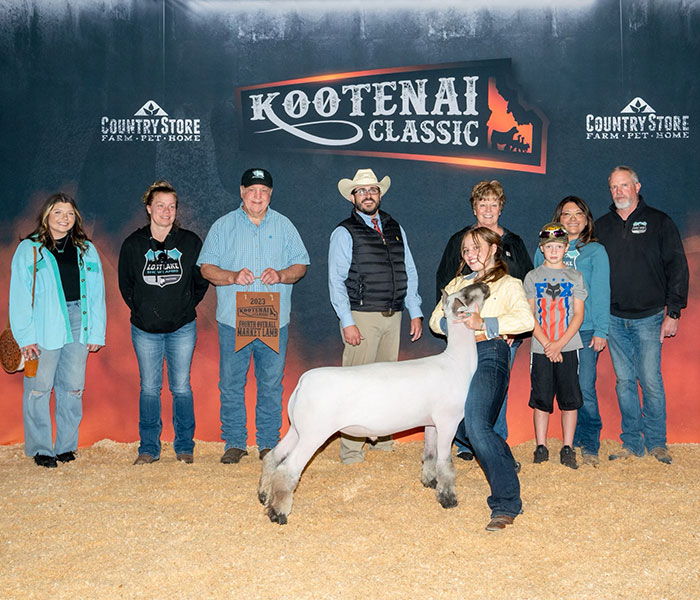 4th Overall Market Lamb<br />
Kootenai Classic - Idaho