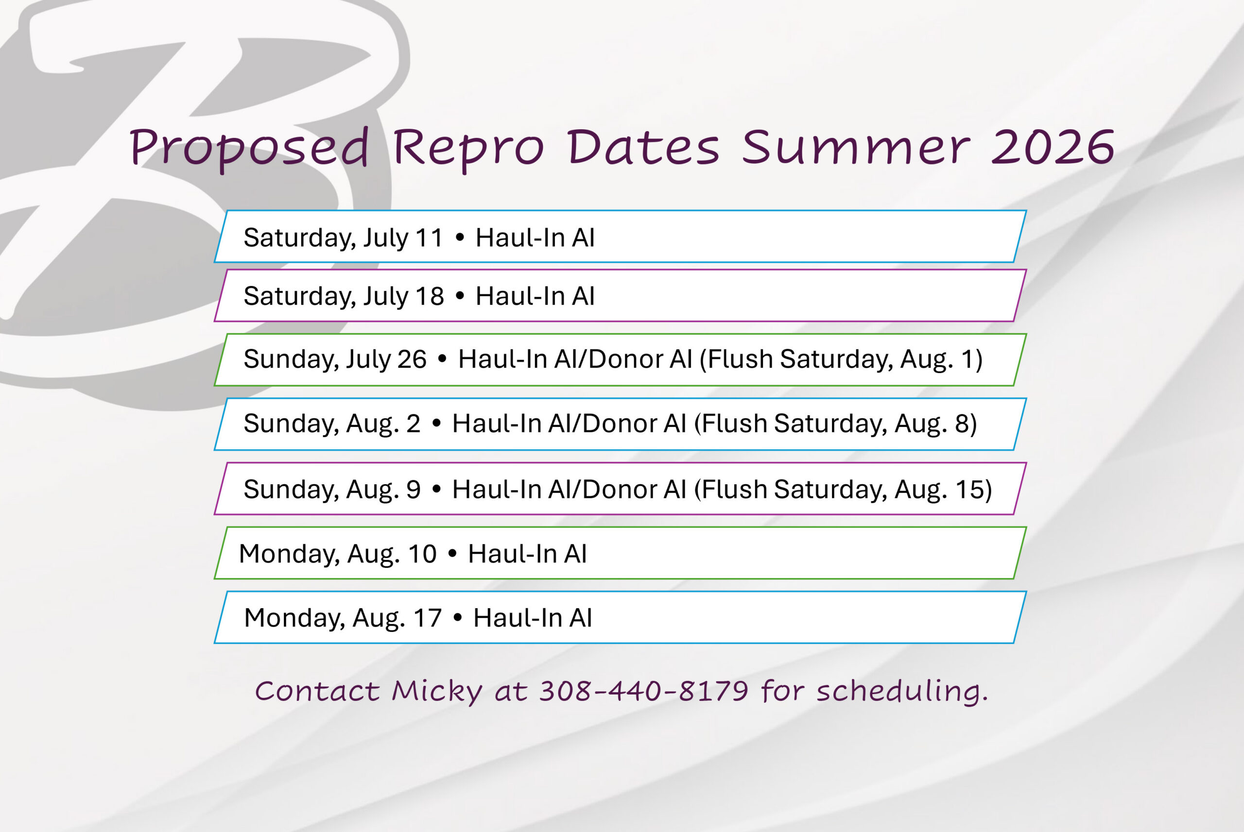 Burch 2026 AI/ET Dates